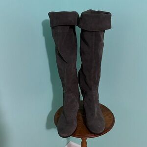 Vince Camuto Dark Grey Over-the-Knee Boots